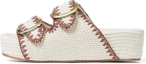 AMINUGAL Flat Sandals for Women Dressy Summer Raffia Platform Sandals Women Beach Platform Slides for Women Open Toe Straw Woven Sandals Women Buckle Womens Flat Sandals in Saudi Arabia