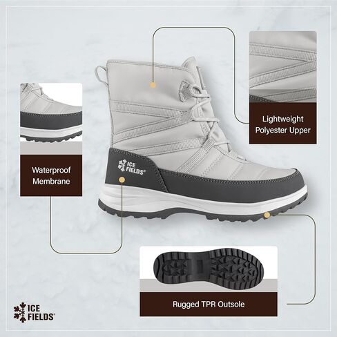 Andrea 3 Snow Winter Boots for Women, Warm, Insulated, Lace Up in Kuwait