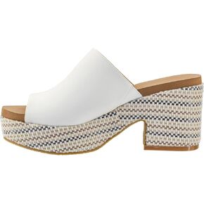 Corkys Footwear Totally Buggin Heeled Sandal - With A 3.25-Inch heel And 1-Inch platform, Chunky Heel, Slip-on Comfort, EVA Insole, and a Stylish Raffia Outsole