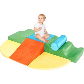 Foam Climbing Blocks for Toddlers – Soft Play Climbing for Toddlers – 7 Piece Toddler Climbing Blocks for Active Play, Motor Skills & Sensory Development