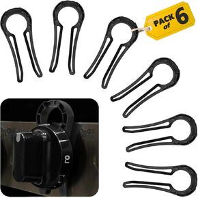 6 Pack Stove Knob Locks for Child Safety, Oven Knob Covers Baby Safety, Cabinet Locks Baby Proofing Home Improvement Gas Stove Knob Safety Covers Guards Child Proof Cabinet Locks, Baby Safety Products
