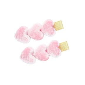 Pink Valentines Hair Clips Pin Baby Girls Pink Hairclip Hairpin Valentines Gift JHV10 (D3)