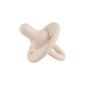 Lee Lee and Me Paci - Sand Color - 100% Medical Grade Silicone Pacifier Breast-Like Nipple Design for Better Latch - Size 0-18 Months
