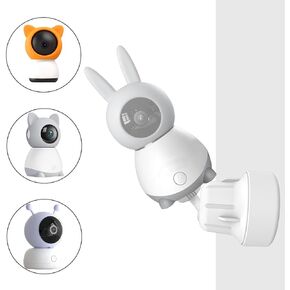 Baby Monitor Wall Mount Holder Compatible with BOIFUN Baby 6T/ Baby 2S/ Baby 5S, ieGeek Baby 1T, DEATTI BM101-M, 360° Rotation 1/4" Screw Camera Wall Mount (Camera Not Included)