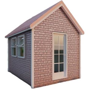 خطط بناء 8 '× 12' منزل صغير - مساحة 96 قدم مربع ، تفاصيل تأطير وإلهام