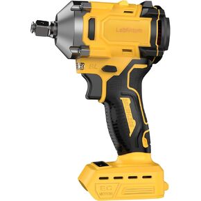 Cordless Impact Wrench 1/2 inch for Dewalt 20V battery, Brushless Impact Wrench, Electric Impact Gun 2400 RPM Max Torque 400 N.m, Suitable for Home Use, Only Tool, No Battery Include
