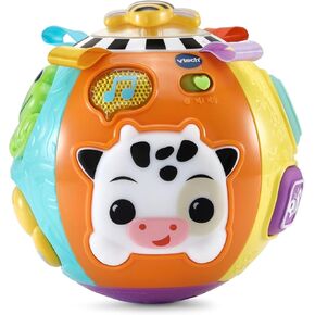 VTech Baby On-The-Moove Activity Ball with Textures, Orange