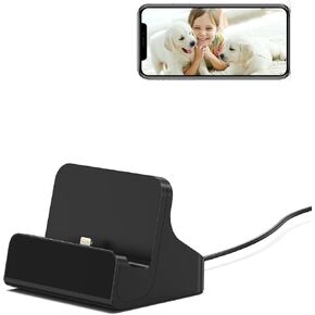 Lizvie Hidden Camera Charger 2K بكسل تجسس مع عدسة قابلة للتعديل 160 درجة الزاوية - الرؤية الليلية والكشف عن الحركة - التحكم في التطبيق لأمن المنزل