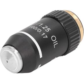 High Power 100X Magnification Microscope Objective Lens Replacement with 20.2mm Interface