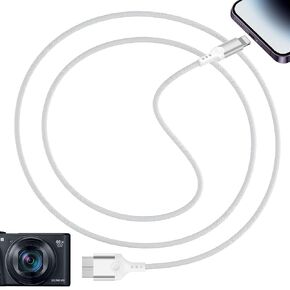 Micro B USB 3.0 to for Lightning OTG Cable, Digital Camera Adapter for Canon 5Ds, 3.3FT Photos/Videos Transfer Cord for iPhone 14 13 12,480mbps High Speed for Nikon D500, Not for Charging