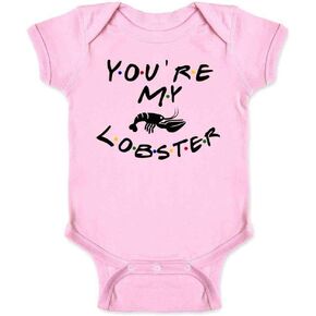 Pop Threads Youre My Lobster Funny 90s TV Show Graphic Baby Toddler Kids Girl Boy T-Shirt