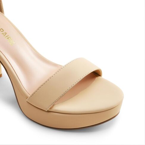 DREAM PAIRS Women's Comfort Platform Chunky Heel Sandals | Open Toe Adjustable Buckle Ankle Strap High Heels, Formal Dress Shoes for Wedding Guest, Prom, Party & Special Occasions in Saudi Arabia