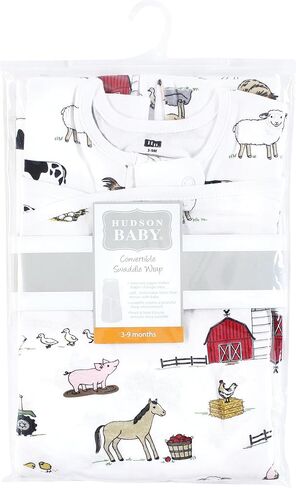 Hudson Baby Unisex Baby Convertible Swaddle Sleep Sack in Saudi Arabia
