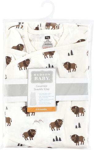 Hudson Baby Unisex Baby Convertible Swaddle Sleep Sack in Saudi Arabia