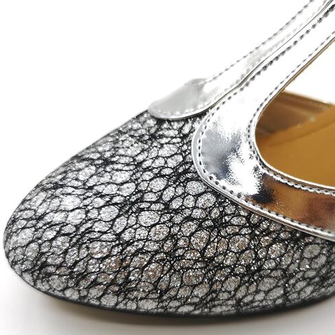 Women's Ballroom Dance Shoes Glitter T-Strap Dancing Heels Salsa Latin Wedding Party Shoes in Saudi Arabia