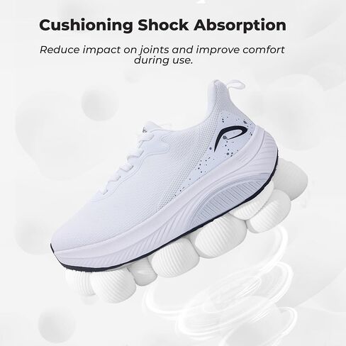 QAUPPE Wide Toe Box Shoes Women Arch Support Walking Sneakers Tennis Sneakers Orthotic Plantar Fasciitis Shoes US 6-11 in Saudi Arabia