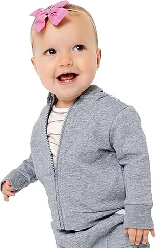 Copper Pearl Zip Up Hoodie - Made of Ultra-Soft, Breathable Luxe French Terry Fabric, Baby Hoodie and Toddler Jacket in Saudi Arabia