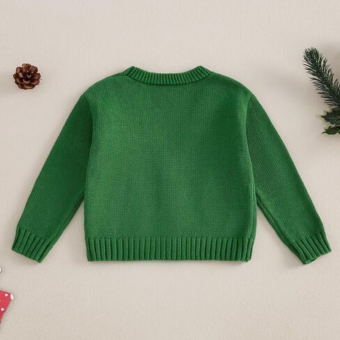 Toddler Baby Girl St Patricks Day Knit Sweater Kids Cardigan Shamrock Outfit Warm Sweatshirt Winter Spring Clothes in Saudi Arabia
