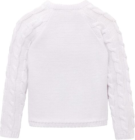 Lilax Baby Girls 'Cable' Cardigan Cardigan Long Sleeve Cotton Sweater in Kuwait