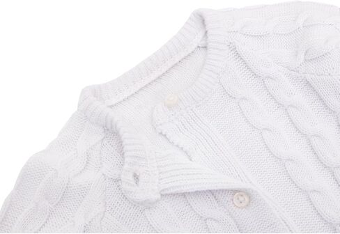 Lilax Baby Girls 'Cable' Cardigan Cardigan Long Sleeve Cotton Sweater in Kuwait