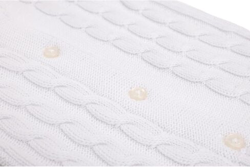 Lilax Baby Girls 'Cable' Cardigan Cardigan Long Sleeve Cotton Sweater in Kuwait