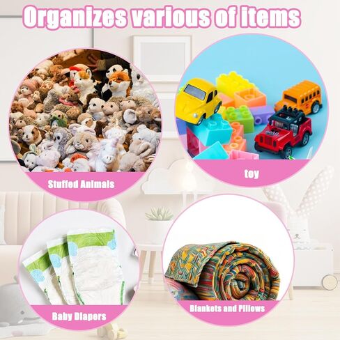 2Pack محشوة بشبكة تخزين الحيوانات ، صافرة تخزين حيوانية مرنة ذات طبقتين مع حبل ، أرجوحة تخزين الحيوانات المحشوة ، حامل الحيوانات اللطيف للحيوانات للغرفة والغرفة (أسود) in Kuwait