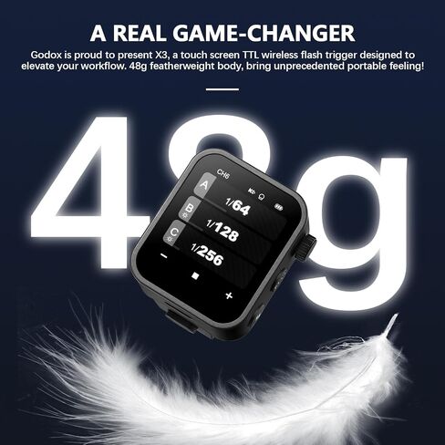 Godox X3 X3S X3-S Trigger ، OLED Touch Screen TTL TTL Wireless Flash Trigger لكاميرات Sony ، مع تحويل TCM ، بطارية ليثيوم مدمجة ، شحن USB-C السريع (نسخة ترقية من X2T-S/XPRO-S/XPROII) in Saudi Arabia