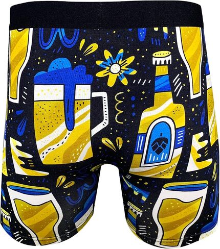 Good Luck Undies Men's Beer & Alcohol Boxer Brief Underwear in Kuwait