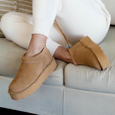 BEARPAW Women's Retro Super Shorty Boot | Women's Ankle Boot | Women's Slip On Boot | Comfortable Winter Boot | Multiple Colors & Sizes in Saudi Arabia