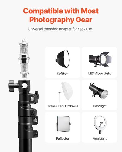 VEVOR Ring Light Wall Mount Boom Arm, 39.37 in/100 cm, Triangle Boom Arm Support 180° Rotation, Heavy Duty Wall Stand Tirpod Support, for Studio Video Light, Monolight, Photography, Softbox, Reflector in Saudi Arabia