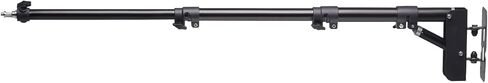 VEVOR Ring Light Wall Mount Boom Arm, 39.37 in/100 cm, Triangle Boom Arm Support 180° Rotation, Heavy Duty Wall Stand Tirpod Support, for Studio Video Light, Monolight, Photography, Softbox, Reflector in Saudi Arabia