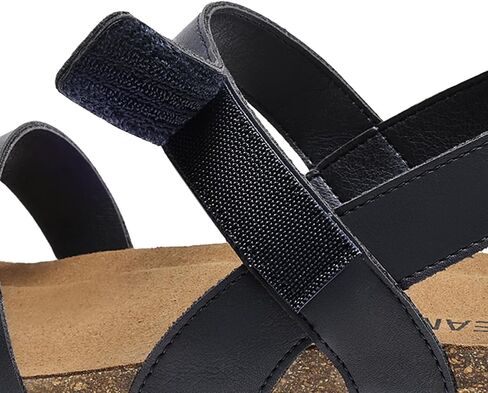 DREAM PAIRS Women's Low Heel Wedge Sandals, Round-Toe Comfortable Casual Flatform Dress Shoes with Arch Support in Saudi Arabia