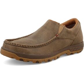 Twisted X Men's Slip-On Driving Moc, Moc Toe with CellStretch