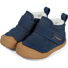 MK MATT KEELY Baby Winter Warm Shoes for Infant Boys Girls Toddler Plush Lining Snow Boots Soft Sole Non-Slip Walking Shoes Outdoor Faux Fur Booties