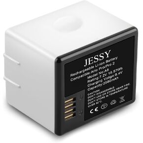 JESSY Replacement Batteries Compatible with Arlo Pro/Arlo Pro 2, 1 Pack Upgrade 7.2V Rechargeable Lithium Battery (NOT Compatible with Arlo Ultra 2, Arlo Pro 3)