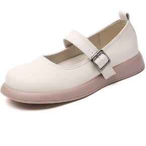 Mary Jane Shoes Women Flat Comfortable Dressy Casual Ladies Office Work Shoes
