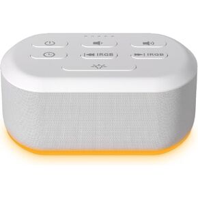 Brown Noise Machine Sound Machine 30 Soothing Sounds White Noise Machine with 12 Night Light Colors Sleep Sound Machine for Adults Baby Kids Noise Canceling for Office Home Privacy Auto-Off Timer