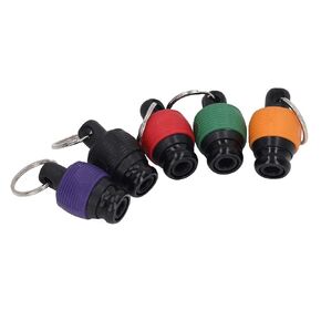 6Pcs Screwdriver Bit Holder Key Chain,1/4in Shank Different Colors Premium Material Easy to Carry for Outdoor