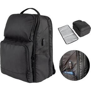 Diaper Bag Backpack with Portable Changing Pad - Waterproof Diaper Bag with USB Charging Port - Travel Baby Bag for Mom Dad