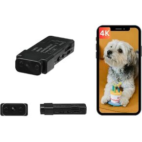 Small 4K Hidden Camera Slim Body, with Night Vision, Video-only