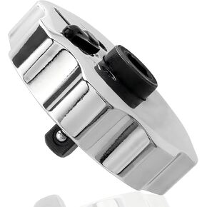 YAKAMOZ Mini Finger Ratchet Thumbwheel, 2 in 1 Stubby Thumb Ratchet Screwdriver 1/4 Drive Finger Socket Driver 1/4 Hex Bit Driver Palm Ratchet Wrench for Tight Spaces