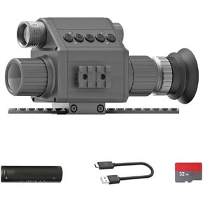 M5 Digital 1080P Day & Night Vision Rifle Scope Hunting Monocular Camera with 850 or 940nm IR (M5-50-IR940-GP)