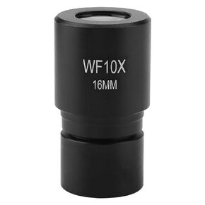 Eyepiece, DM-R001 WF10X 16mm Microscope Ocular Lens for Biological Microscope Ocular Mounting 23.2mm with Scale 0.1mm