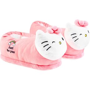 Hello Kitty Women's 3D Slippers, Cozy Non Slip Indoor Slippers - Gift for Her