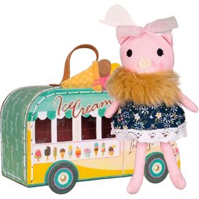 Levlovs Christmas Pig Mouse in a Matchbox Danish Design Toy Baby Registry Pig في Ice Cream Truck Clush Toy Toy Toy in Kuwait