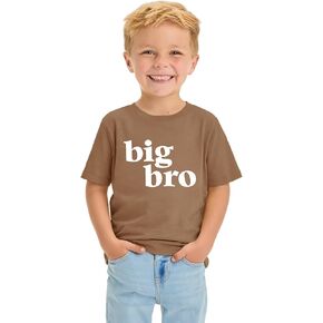 Big Brother T Shirt Baby Boy Promoted to Big Brother Tee Big Brother Announcement Summer Tops