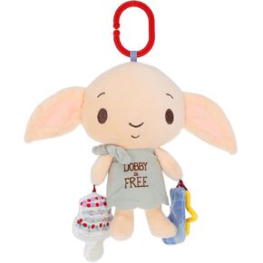 KIDS PREFERRED Dobby Plush Harry Potter Baby Teething Toys 3-6 Months, Halloween Baby Toys & Baby Teether, Minky Fabric Sensory Toys, Learning Toy