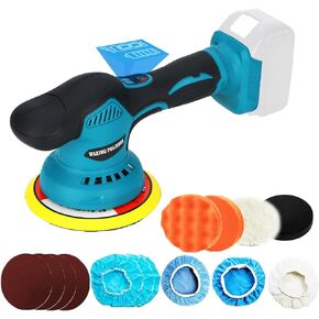 Cordless Car Buffer Polisher Compatible for Makita 18V Battery, Power Polisher for Car Detailing/Polishing/Waxing(Battery Not Included)