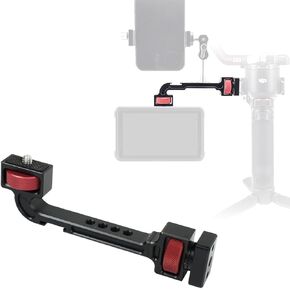 Gimbal Monitor Mount Phone Mount Cold Shoe Mount with 1/4-inch Threaded Holes for DJI Ronin RS 2 / RSC 2/ SC/S Zhiyun Weebill S Crane 3s Stabilizers Accessories