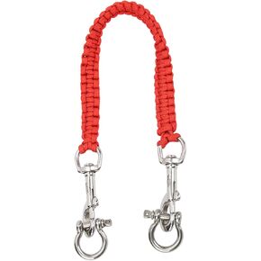 Diving Camera Carry Lanyard, 360 Degrees Retractable Flexible Rotation Camera Handle Rope Bracket Diving Accessories (Red)